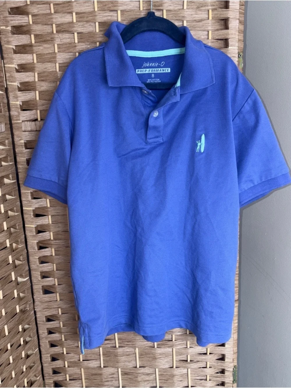 Boys’ Johnnie-O Prepformance Short Sleeve Polo Size 8